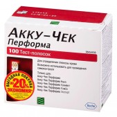 Акку-чек перформа тест-полоски д/глюкометра №100