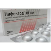 Нифекард ХЛ таб.модиф.высвоб.п.п.о 30мг №30