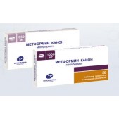 Метформин канон таб. п.п.о. 850мг №30