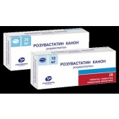 Розувастатин-канон таб. п.п.о. 20мг №28