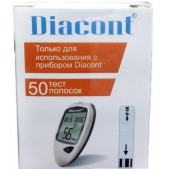 Тест-полоски к глюкометру Диаконт/diacont №50