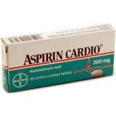 Аспирин кардио таб. п.о кш/раств 300мг №20