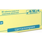 Циталопрам таб. п.о 10мг №30