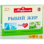 Рыбий жир мирролла валериана-пустырник капс. 0,37г №100