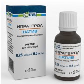 Ипратерол-натив р-р д/ингал. 0,25мг/мл+0,5мг/мл 20мл №1