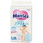 Подгузники Меррис/Merries AT L N54 (9-14 кг)