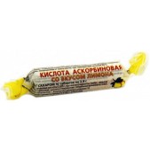 Аскорбинка таб. крутка с сахаром лимон 2,9г №10