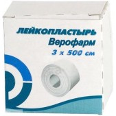 Пластырь 3х500см (картон уп)