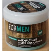 Флоресан д/мужчин мыло натуральное 3в1 д/ухода за телом и волосами и мягкого бритья 450мл (40)