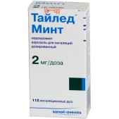 Тайлед минт аэроз. д/ингал. доз. 2мг/доза 112доз №1  (с синхронером)