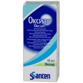 Оксиал капли гл. р-р увлажняющий 0,15% 10мл