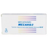 Месакол таб. п.о кш/раств 400мг №50