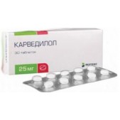 Карведилол таб. 25мг №30