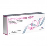 Метромикон нео супп. ваг. 500мг+100мг №14
