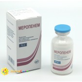 Меропенем пор. д/р-ра в/в 1г №1