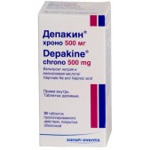 Депакин Хроно таб.пролонг.п.о. 500мг №30