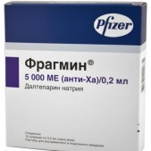 Фрагмин р-р в/в и п/к шприц 5000анти-Ха МЕ/0,2мл 0,2мл №10