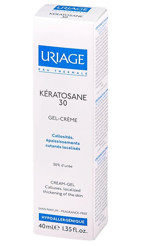 Урьяж прурисед. Кератозан 30 Урьяж 40. Uriage Gel Surgras.