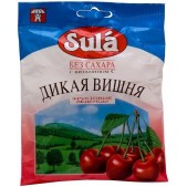 Леденцы зула с вит С б/сахара дикая вишня 60г