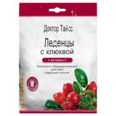 Доктор тайсс леденцы клюква+вит С 50г