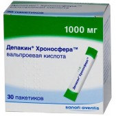 Депакин Хроносфера гран. д/приема внутрь пролонг 1г №30