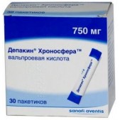 Депакин Хроносфера гран. д/приема внутрь пролонг 750мг №30