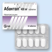 Абактал таб. п.п.о. 400мг №10