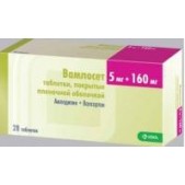 Вамлосет таб. п.п.о. 5мг+160мг №28