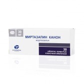 Миртазапин канон таб. п.п.о. 30мг №30
